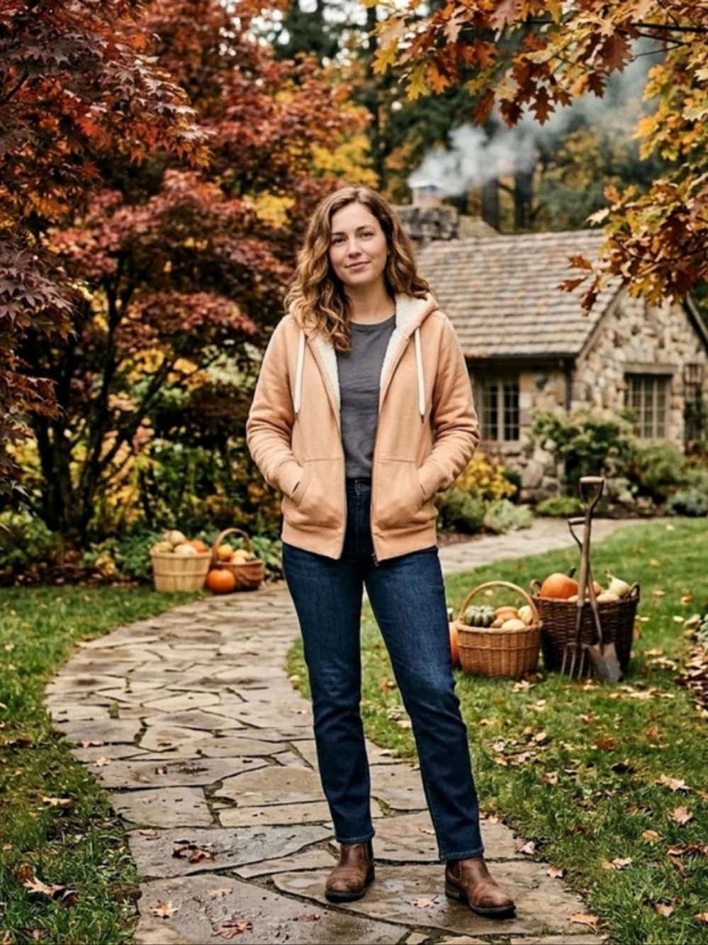 L.L.Bean Sherpa-Lined Full-Zip Hoodie Sweatshirt